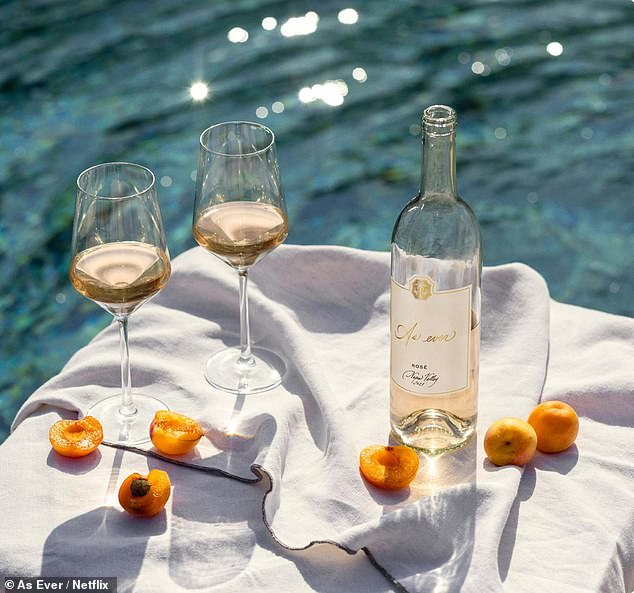 The glossy announcement, which was shared via the official As Ever Instagram account, came with a sun-drenched image of a bottle elegantly styled poolside, flanked by two glasses and ripe apricots