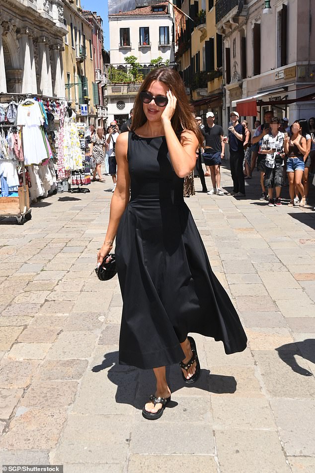 Khloe embraced summery chic as she stepped out on the streets of Venice, turning heads of passers-by