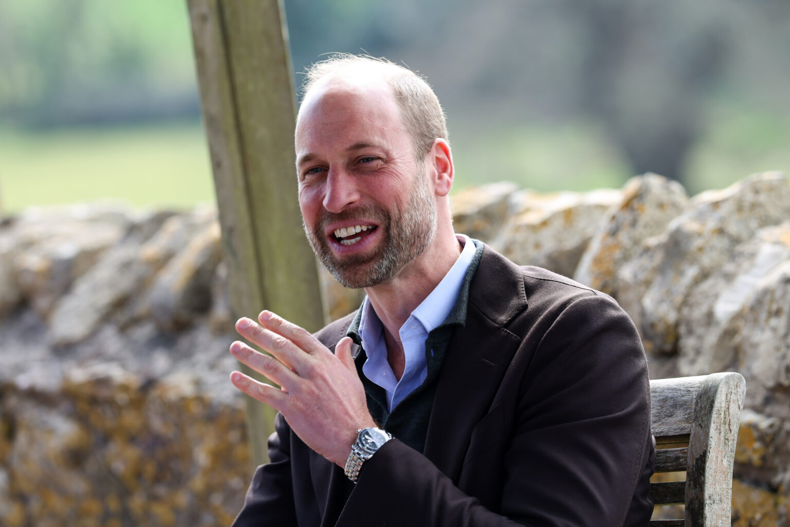 Prince William to enjoy gift before kids ‘get their hands on it’ Prince William, Prince of Wales speaks with farmers during an event for sixty of the Duchy of Cornwall's next generation of farming tenants, on March 26, 2025