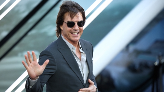Prince Harry and Meghan Markle feel snubbed by Tom Cruise, who has bonded with the British royal family. (Photo by HENRY NICHOLLS / AFP)(AFP)
