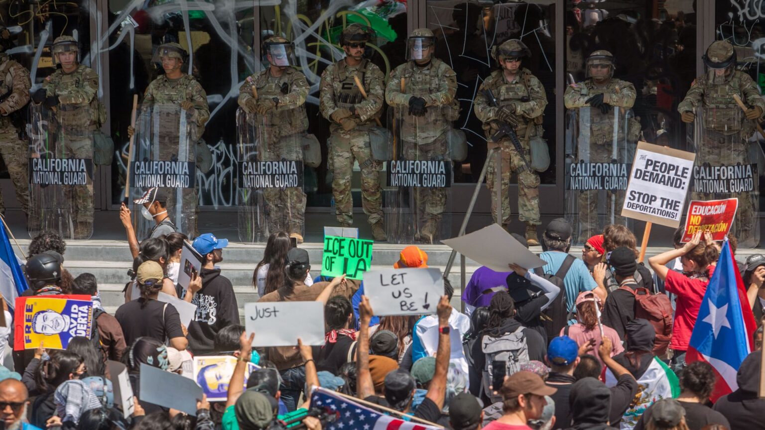 Celebrities flood social media, streets in protest as immigration raids continue People like Doechii and Tom Morello are protesting Trump's immigration raids in Los Angeles, both in the streets and online.