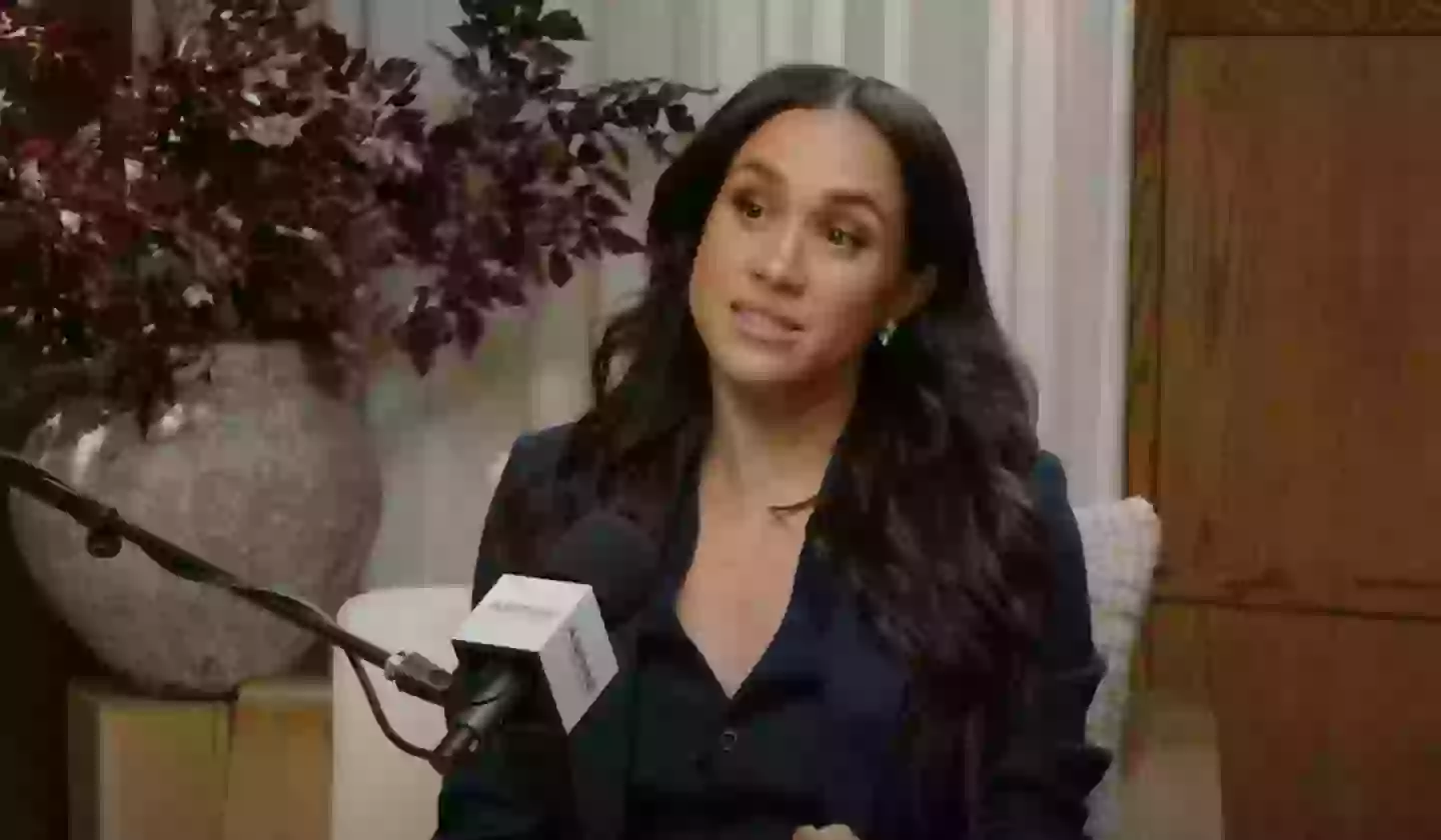 The former royal has been accused of leaving the family for 'financial gain' (Youtube/@EmmaGrede)