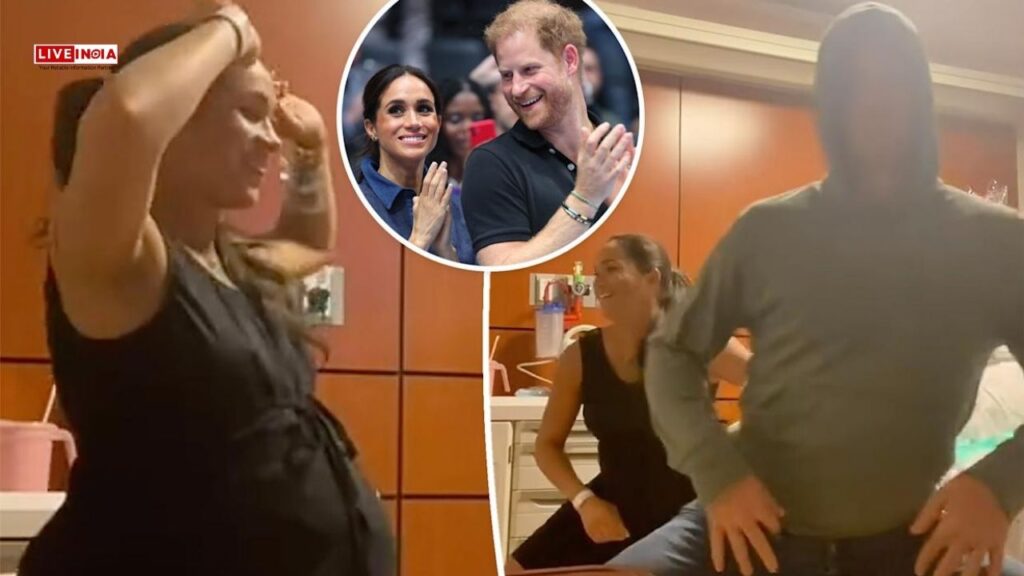 Meghan Markle And Prince Harry Drop Cringe Delivery Room Dance-Watch Meghan Markle And Prince Harry Drop Cringe Delivery Room Dance-Watch
