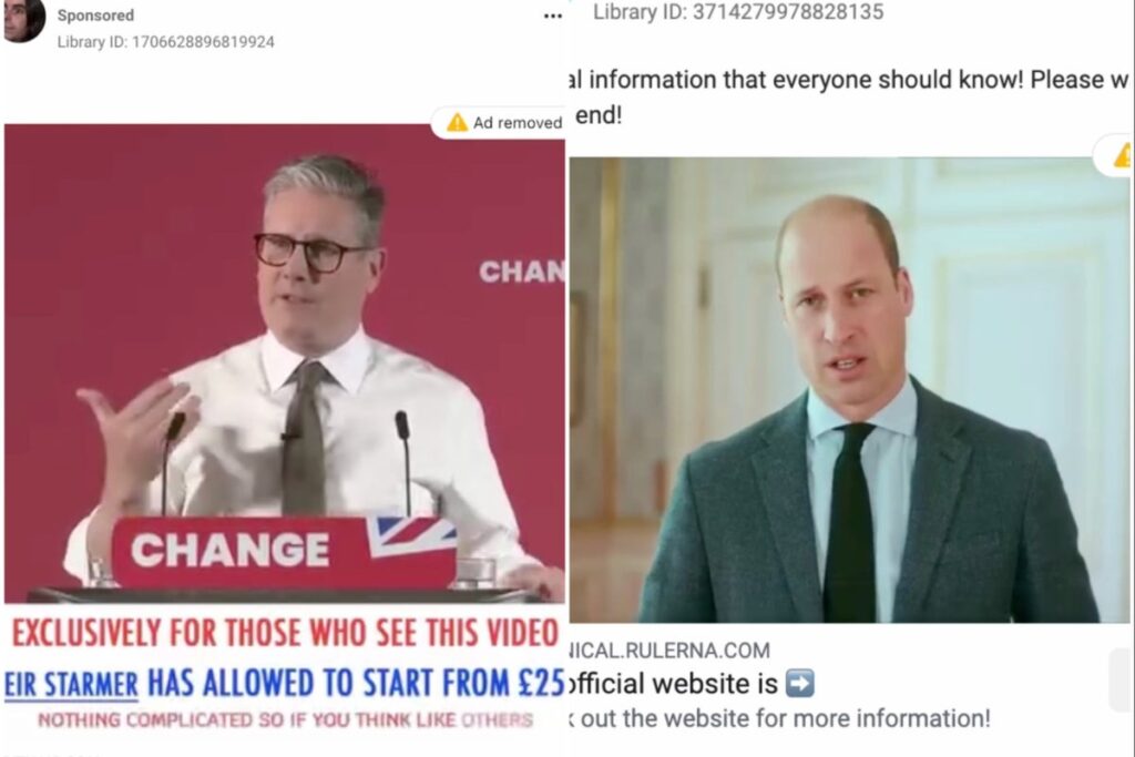 Cryptocurrency scam using AI deepfake videos of Keir Starmer and Prince William Cryptocurrency scam using AI deepfake videos of Keir Starmer and Prince William