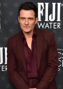 Orlando Bloom at the 30th Annual Critics Choice Awards held at The Barker Hangar on February 7, 2025 in Santa Monica, California.