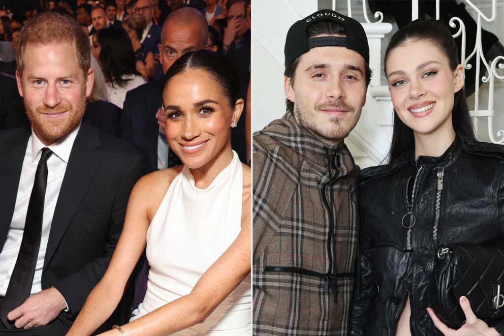 Meghan Markle, Prince Harry Connect with Brooklyn Beckham and Nicola Peltz at Montecito Dinner Party amid Family Drama