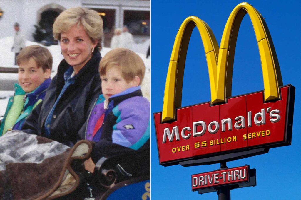 Why Princess Diana Took Prince William and Prince Harry to McDonald’s Why Princess Diana Took Prince William and Prince Harry to McDonald's