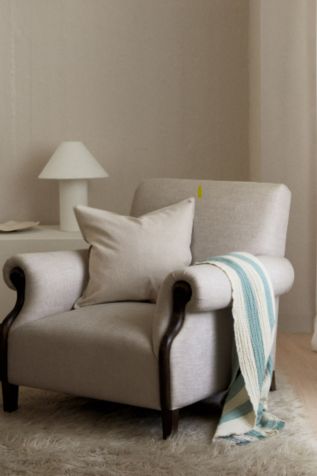 Cotton Muslin Throw on a chair