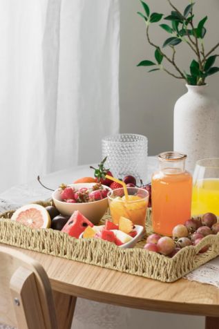 Bellzacasa Scalloped Tray with Handles