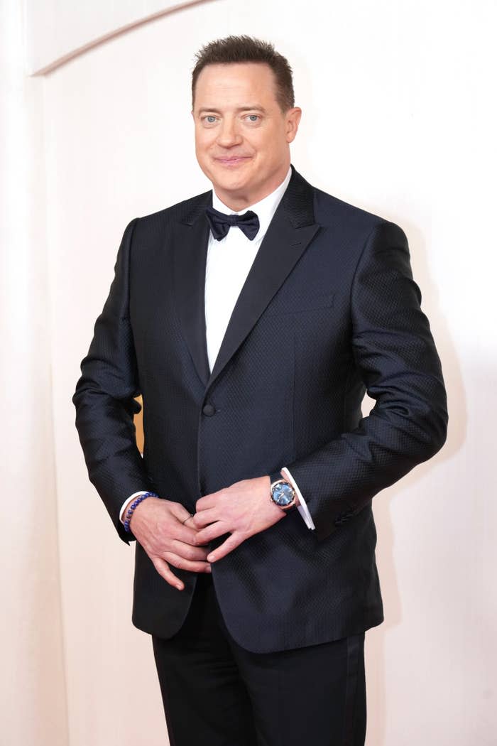 Brendan Fraser on a red carpet