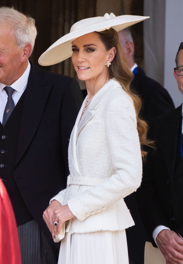 Catherine, Princess of Wales attends the Order of the Garter service