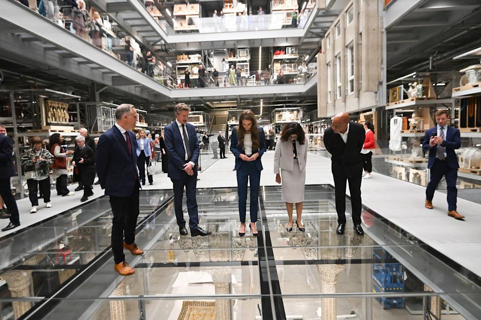 the princess of wales visits v&a east storehouse
