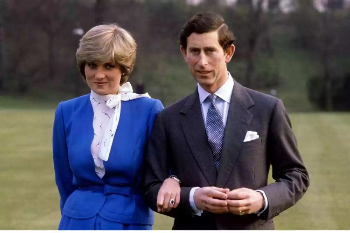 Charles III with Lady Diana Charles III with Lady Diana