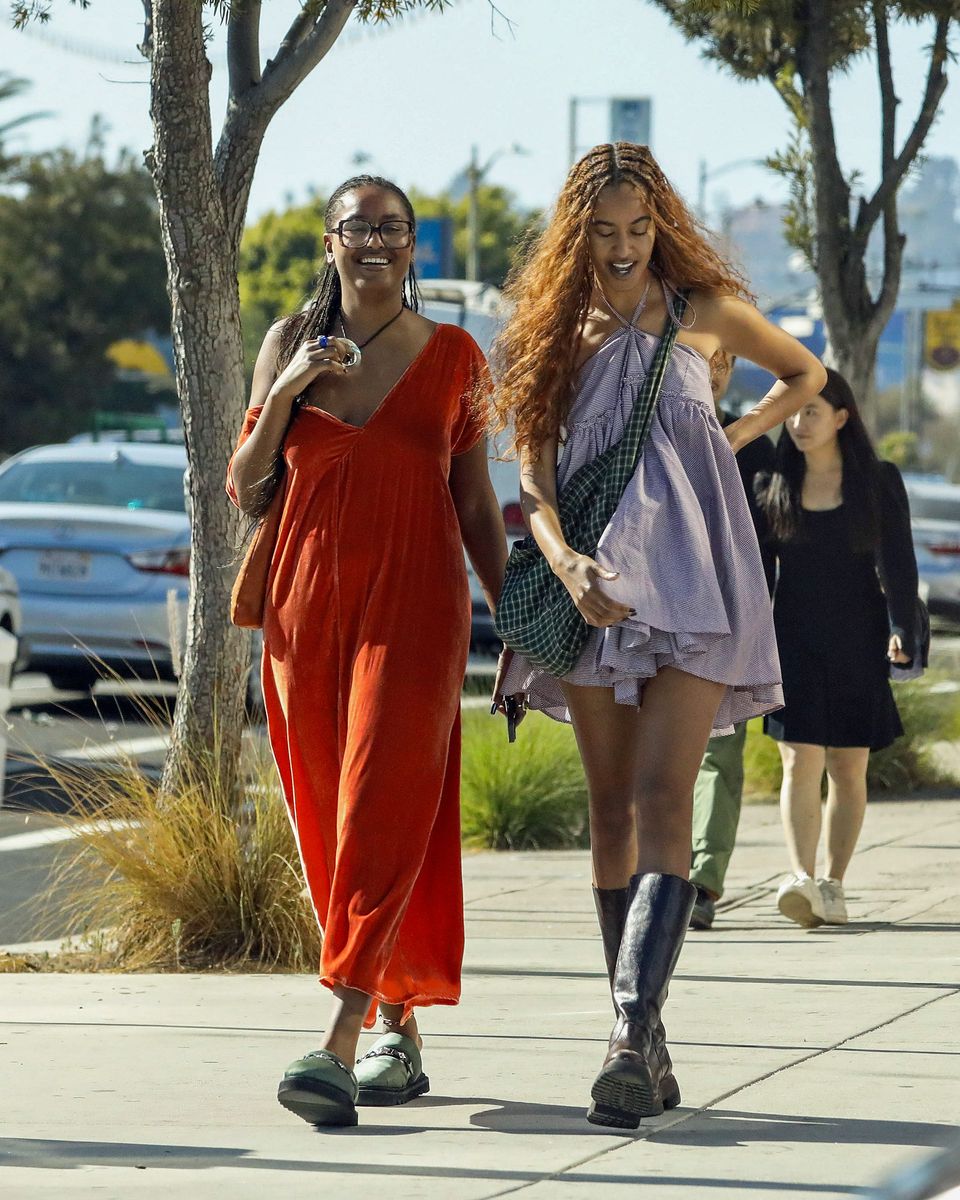 Sasha and Malia are based in Los Angeles, but make time for family trips with their parents
