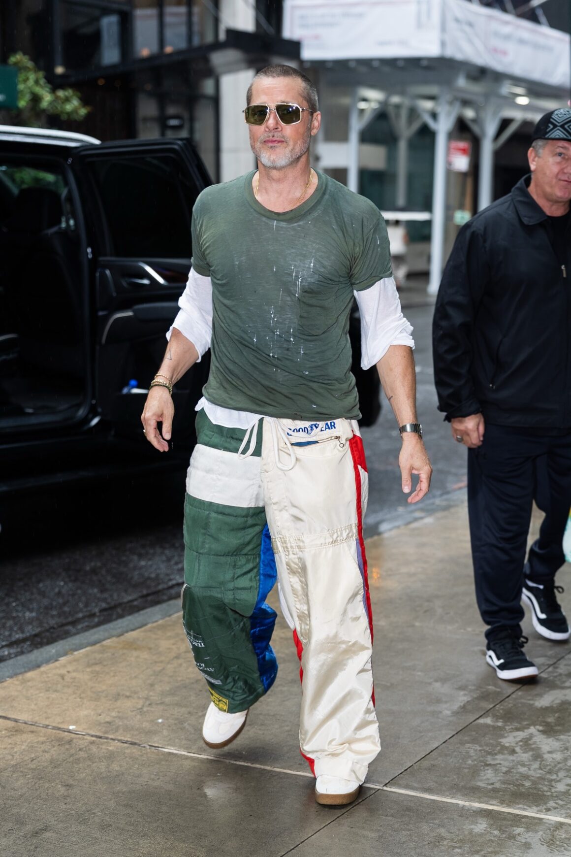 Brad Pitt Out In New York City