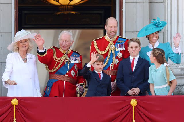 Chris Jackson/Getty The royal family at Trooping the Colour on June 14, 2025
