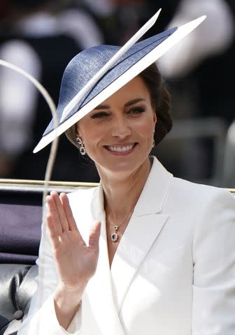 Getty Kate Middleton at Trooping the Colour on June 2, 2022