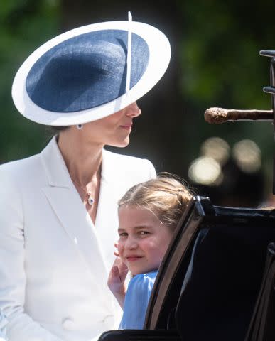 Getty Kate Middleton and Princess Charlotte on June 2, 2022