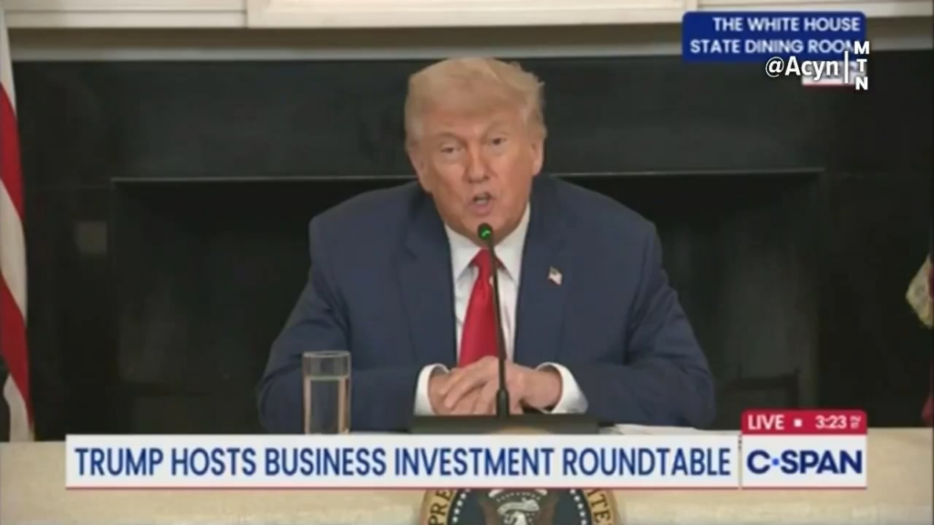 Question: "What crime did CA governor Gavin Newsom commit (to justify calling for his arrest)?" Trump: "Running for governor."