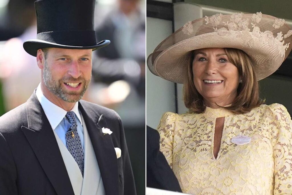 Kate Middleton’s Mom Carole Shares a Moment with Prince William at Royal Ascot After Princess’ Surprise Withdrawal Kate Middleton’s Mom Carole Shares a Moment with Prince William at Royal Ascot After Princess’ Surprise Withdrawal