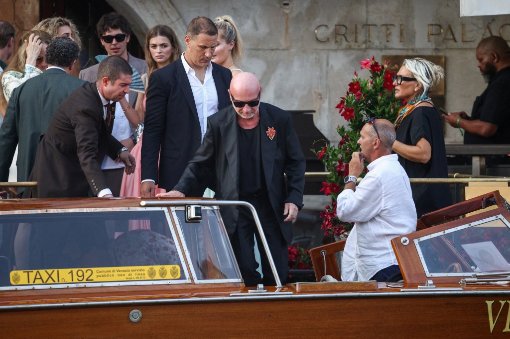 Domenico Dolce attends the pre wedding event of Jeff Bezos and Lauren Sanchez in Venice, Italy