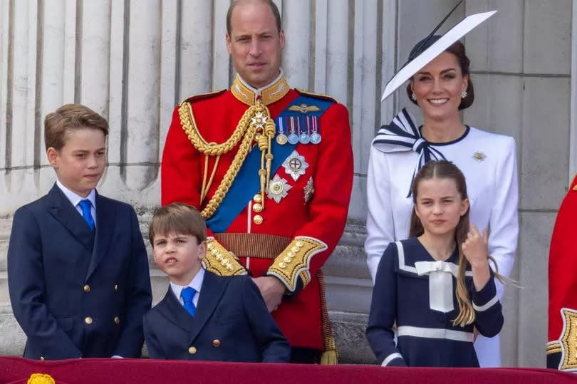 Prince William and Kate and kids