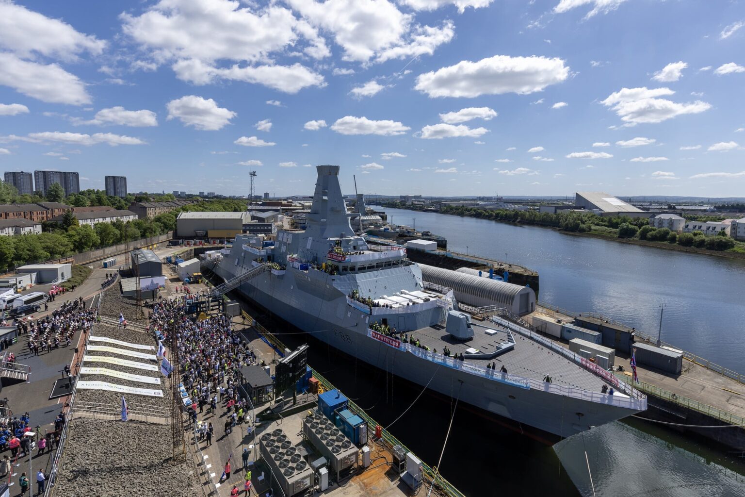 Royal blessing for new frigate as HRH The Princess of Wales names HMS Glasgow Royal blessing for new frigate as HRH The Princess of Wales names HMS Glasgow