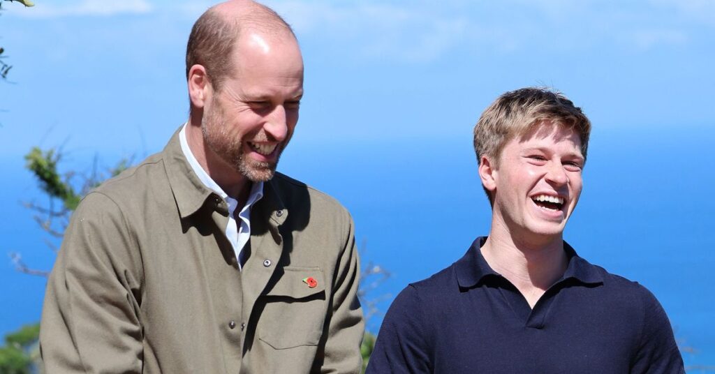 Robert Irwin praises Prince William before receiving a surprise voice note from him on live radio: 'Just beware'