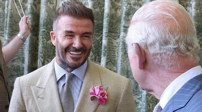 David Beckham all smiles as he joins fiancée of Prince William’s friend at Wimbledon David Beckham all smiles as he joins fiancée of Prince William's friend at Wimbledon