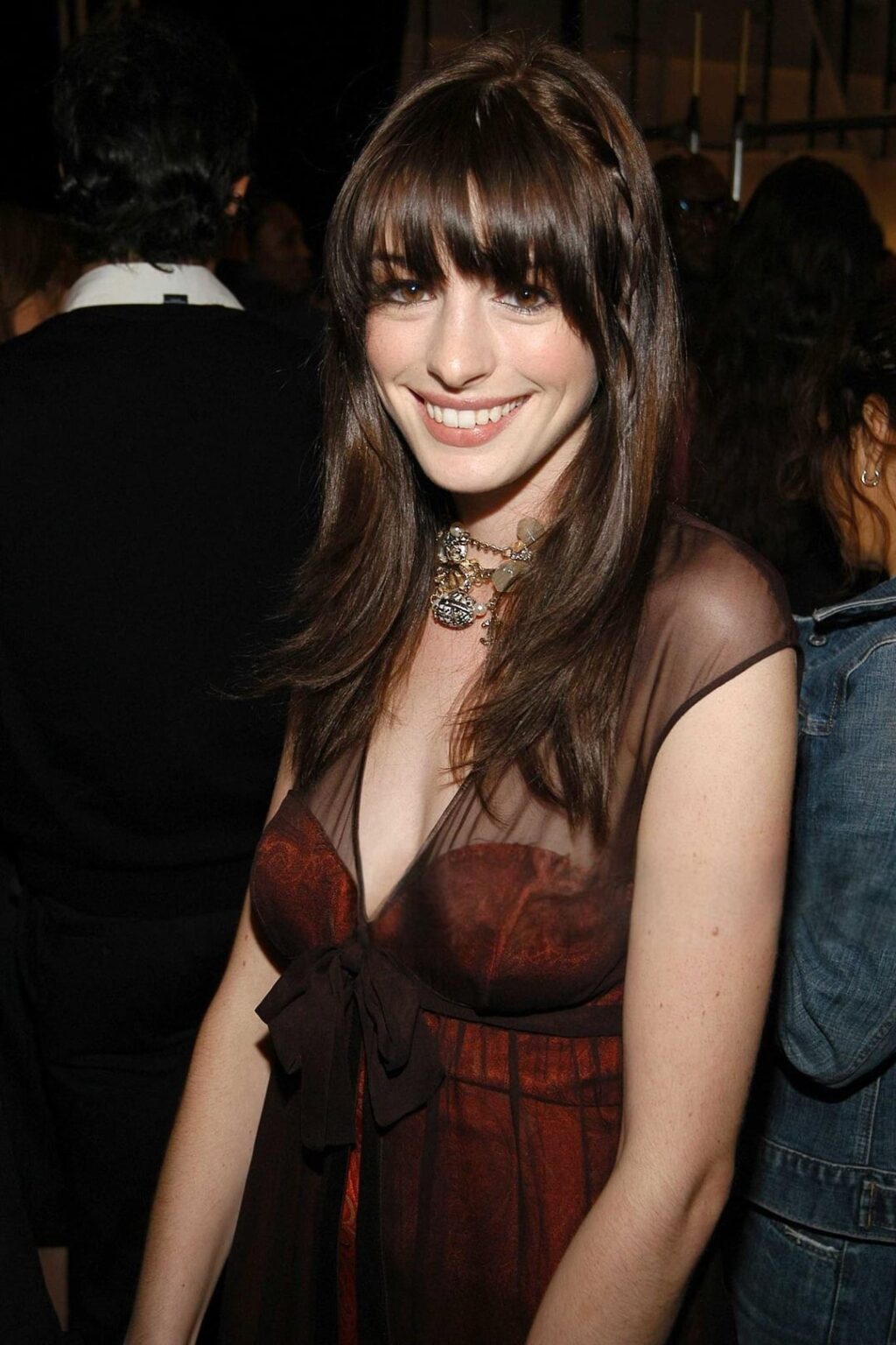 Anne Hathaway At the Luca Luca Spring 2006 Collection. September 11, 2005