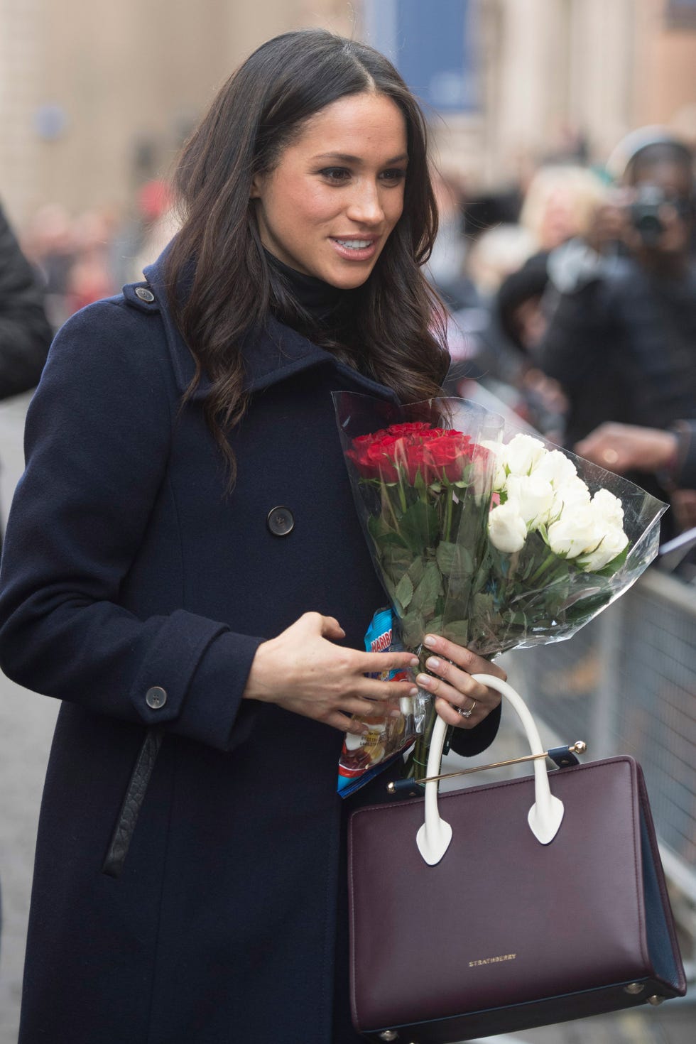 Meghan Markle's Strathberry bag Meghan Markle's Strathberry bag