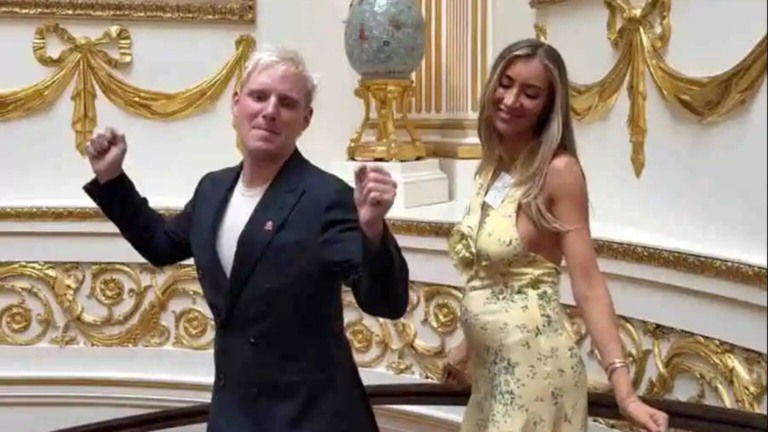 Royal Family's cheeky comment on Jamie Laing vid after Strictly star & wife Sophie mocked Harry & Meg's pregnancy dance
