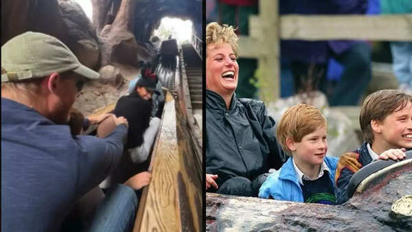 Image credits: X/@lorrainemking Prince Harry recreates a Princess Diana moment with son