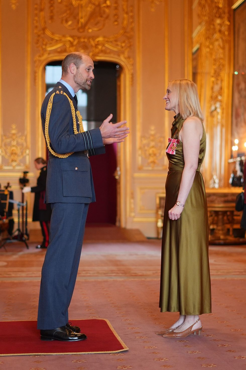 Prince William and Anne-Marie Duff