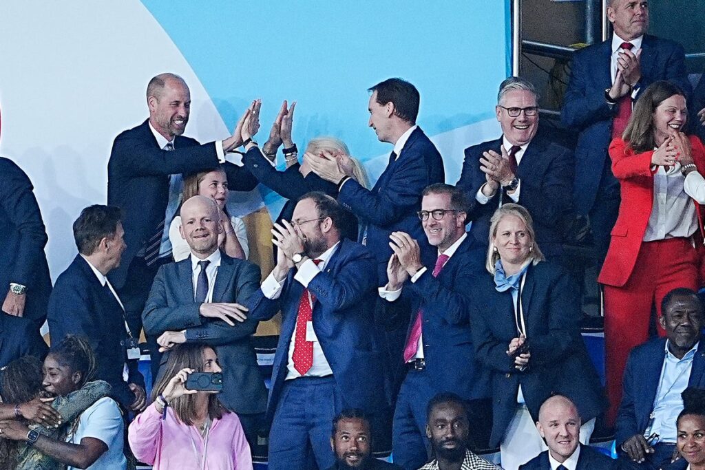 Jubilant Princess Charlotte celebrates Lionesses Euro 2025 win with her father Prince William