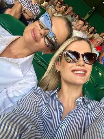 Eliza Spencer/Instagram Eliza Spencer and Amelia Spencer at Wimbledon