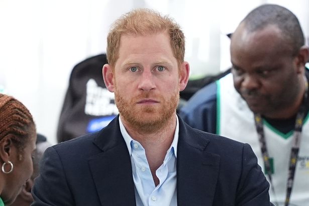 Prince Harry earlier this week 