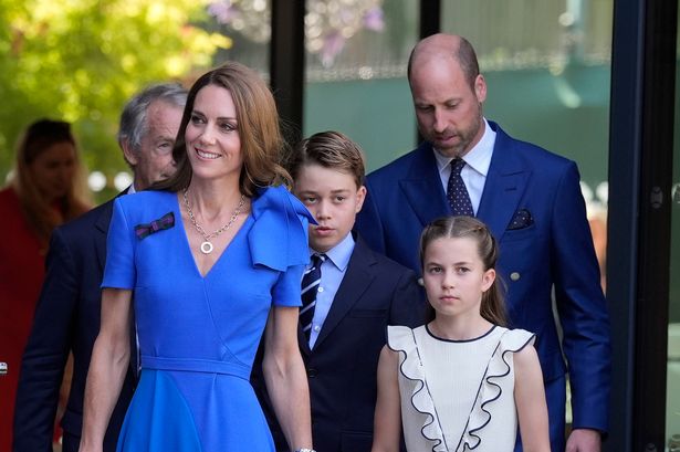 The Prince and Princess of Wales with Prince George and Princess Charlotte 
