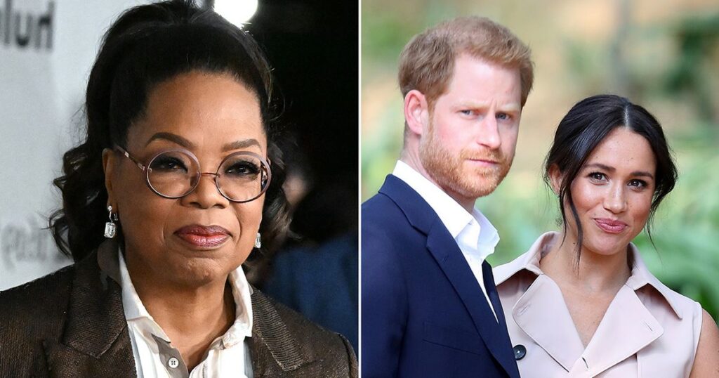 Prince Harry and Meghan Markle suffer jab from Oprah Winfrey over controversial surname Ipso logo