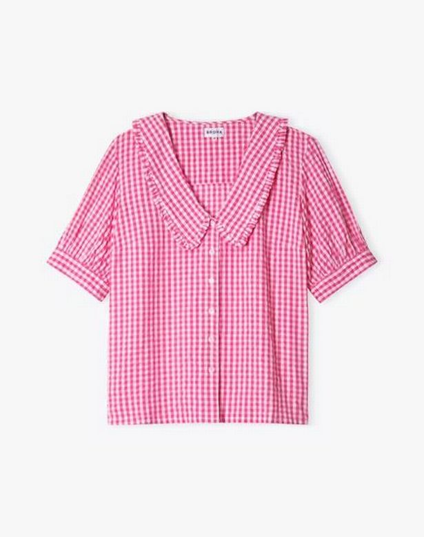 Brora gingham blouse