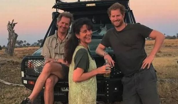 Prince Harry and close friends Mike Holding and Tania ‘TJ’ Jenkins