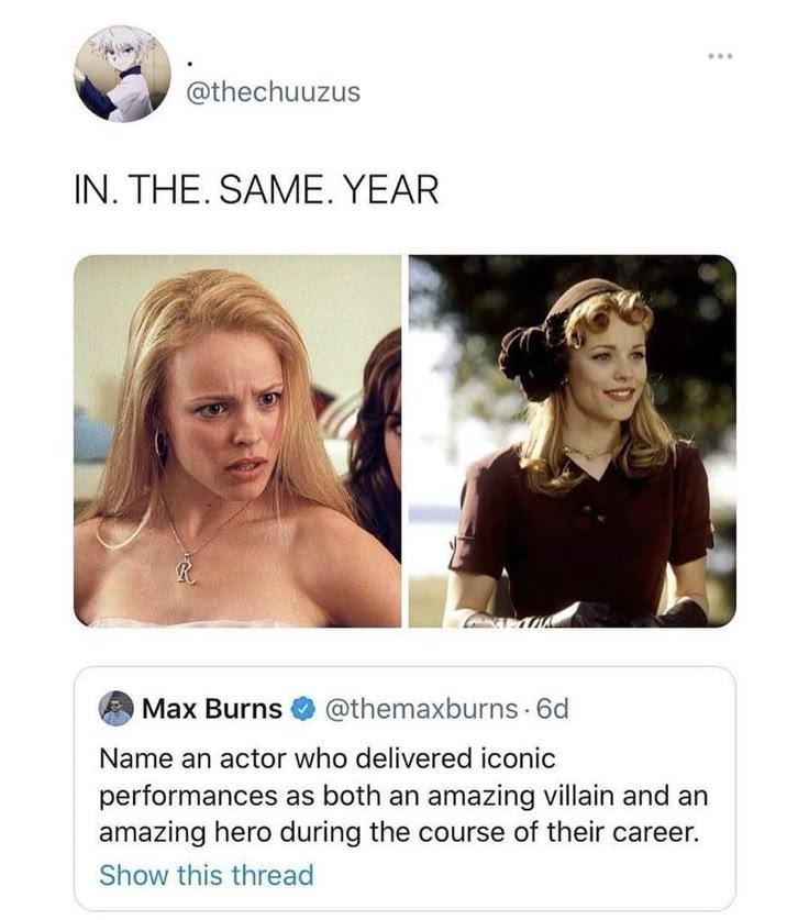 Rachel McAdams did THAT