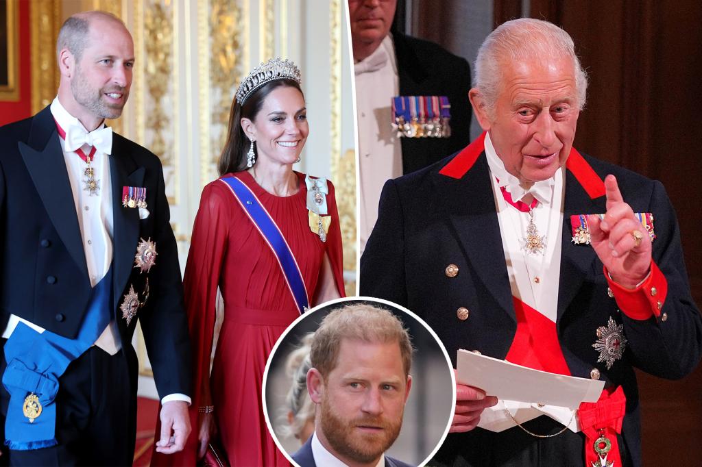 Prince Harry left out of King Charles' powerful tribute to Prince William: 'My son'