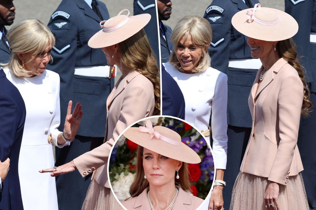 What Brigitte Macron quietly said to Kate Middleton: lip reader