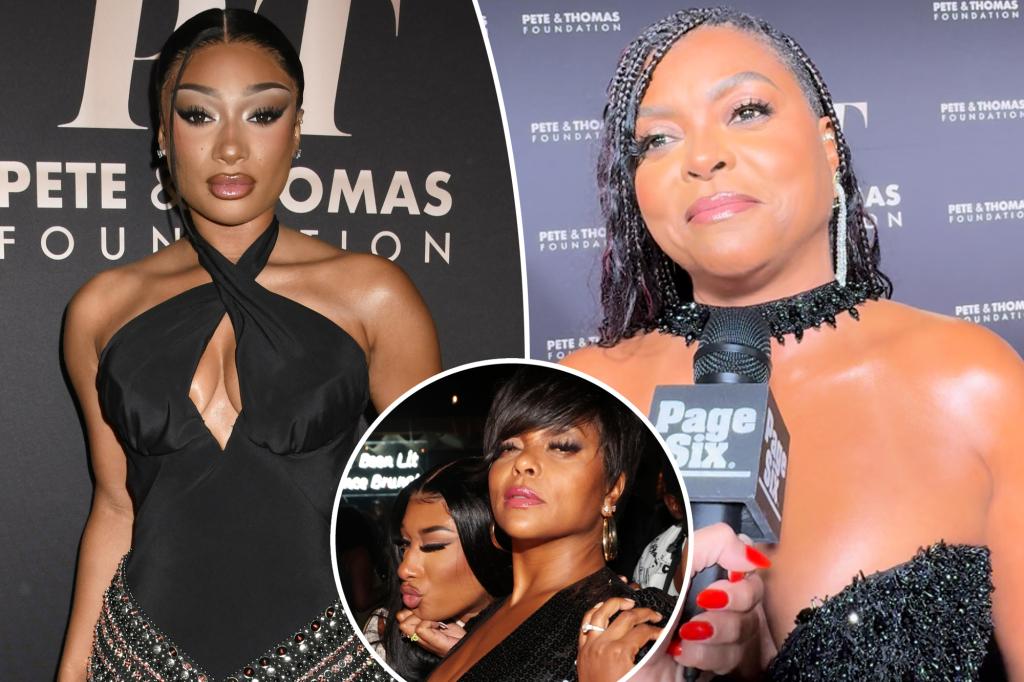 The no-nonsense advice Taraji P. Henson gave Megan Thee Stallion on navigating fame The no-nonsense advice Taraji P. Henson gave Megan Thee Stallion on navigating fame