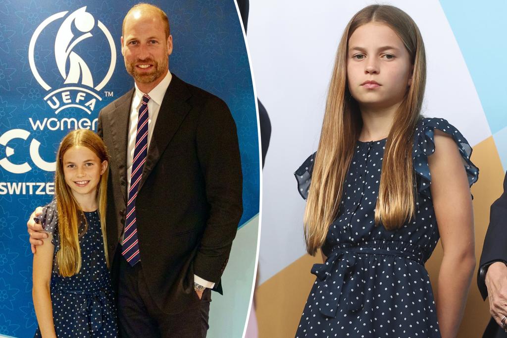Princess Charlotte makes surprise appearance with Prince William at Euro 2025 Princess Charlotte makes surprise appearance with Prince William at Euro 2025