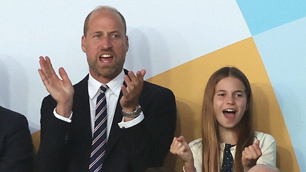 Prince William and Princess Charlotte celebrate Lionesses’ win in Women’s Euros Final Prince William and Princess Charlotte celebrate Lionesses' win in Women's Euros Final