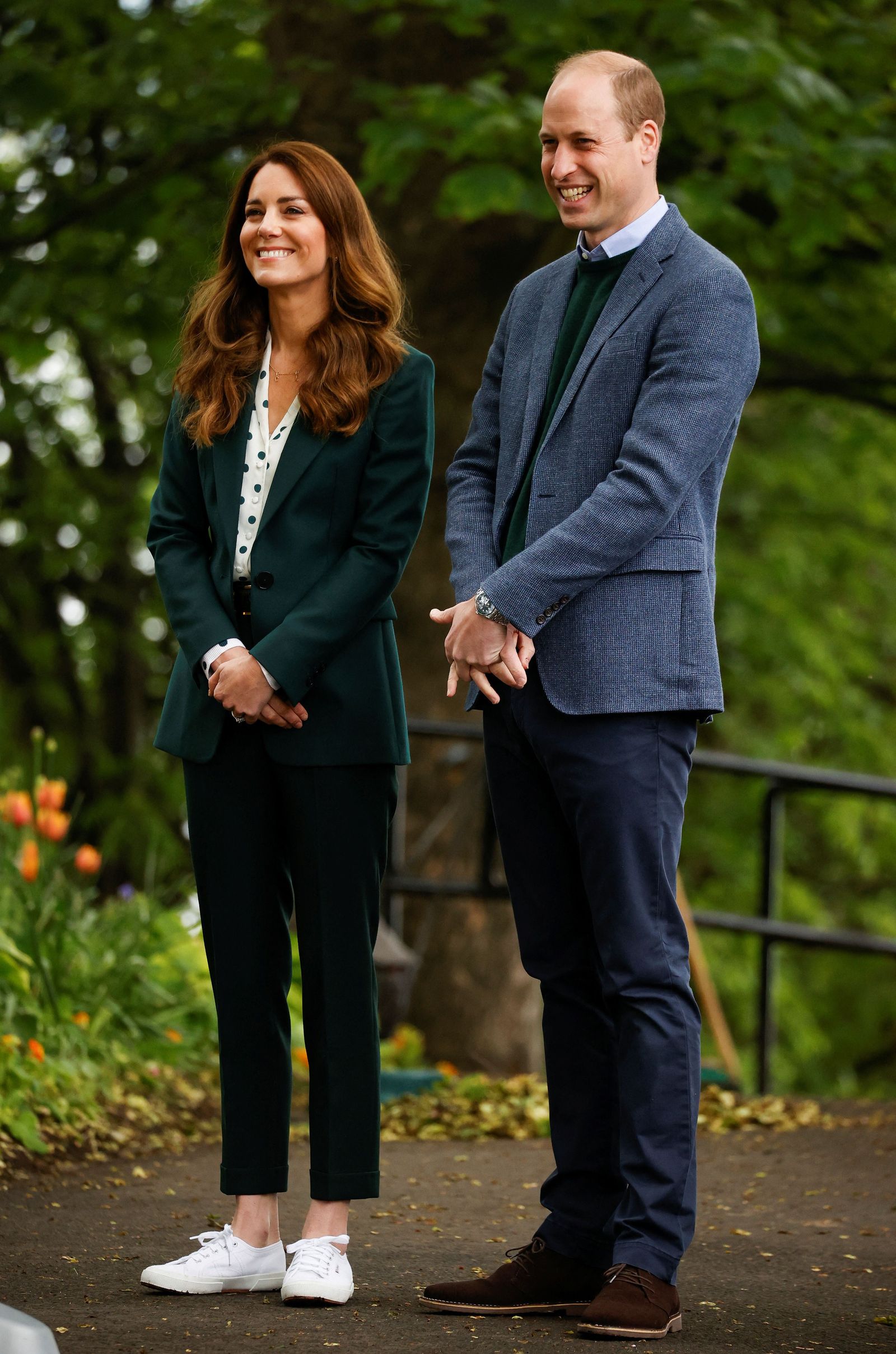 Image may contain Prince William Duke of Cambridge Clothing Shoe Footwear Apparel Kate Middleton