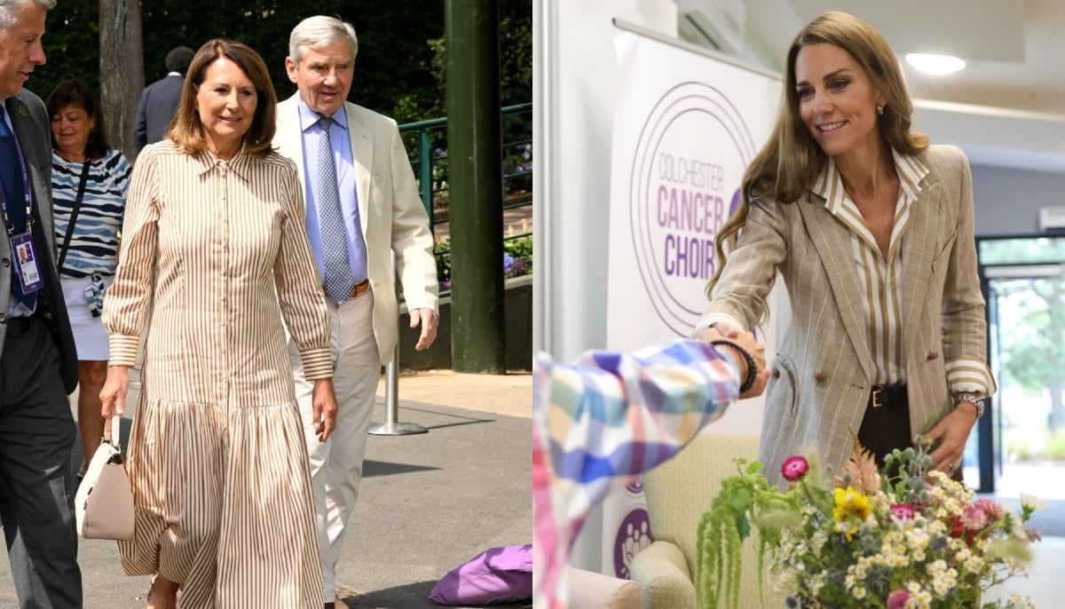 Carole Middletons Wimbledon outfit echoes Princess Kates style