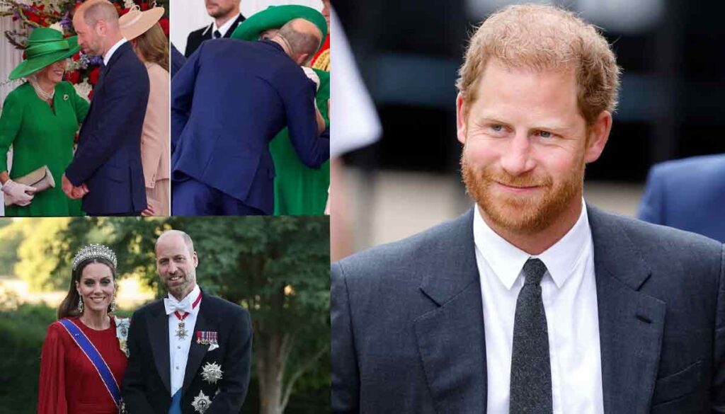 Queen Camilla, Prince William send subtle message to Harry in public moment Queen Camilla, Prince William send subtle message to Harry in public moment